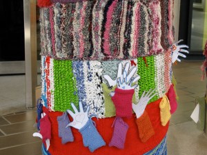 Another section of wrapped pole