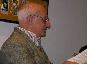 IMG_4069 Malouf reading from Ransom, National Library of Australia, 16 August 2009