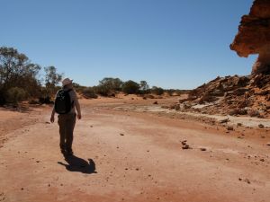 Claypan in Wurre (Rainbow Valley), south of Alice Springs