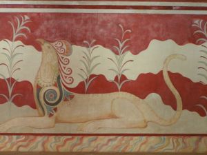 Griffin from Throne Room, Knossos