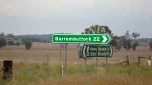 Burrumbuttock sign