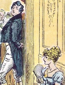 Jane Austen's Mr Darcy, illustration by CE Brock