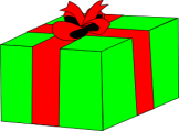 Wrapped Gift (Courtesy OCAL, via clker.com)