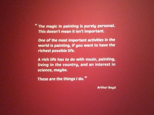 Hmm ... what about Literature? (Boyd Label at NGA)