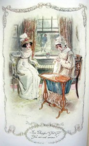 Illustration, Emma and Mrs Weston