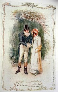 My dearest, most beloved Emma, tell me at once (Illus. CE Brock, 1909, via solitaryelegance.com)