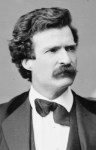Mark Twain, by Matthew Brady, 1871 (Public Domain in the US, via Wikipedia)