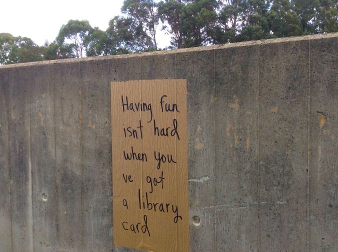 Library Card poster Nishi Car Park