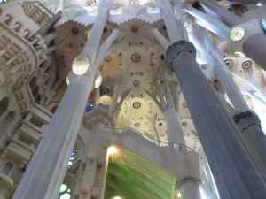 Interior, La Sagrada Familia