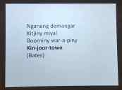 Noongar language (Daisy Bates)