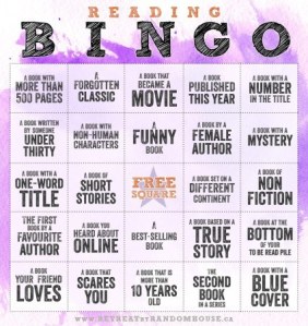 Reading Bingo 2017