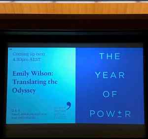 Sydney Writers Festival Emily Wilson banner