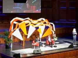 Garner and Krasnostein on stage