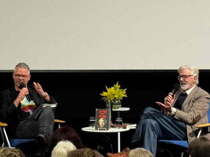 Shaun Micallef and Adam Shirley